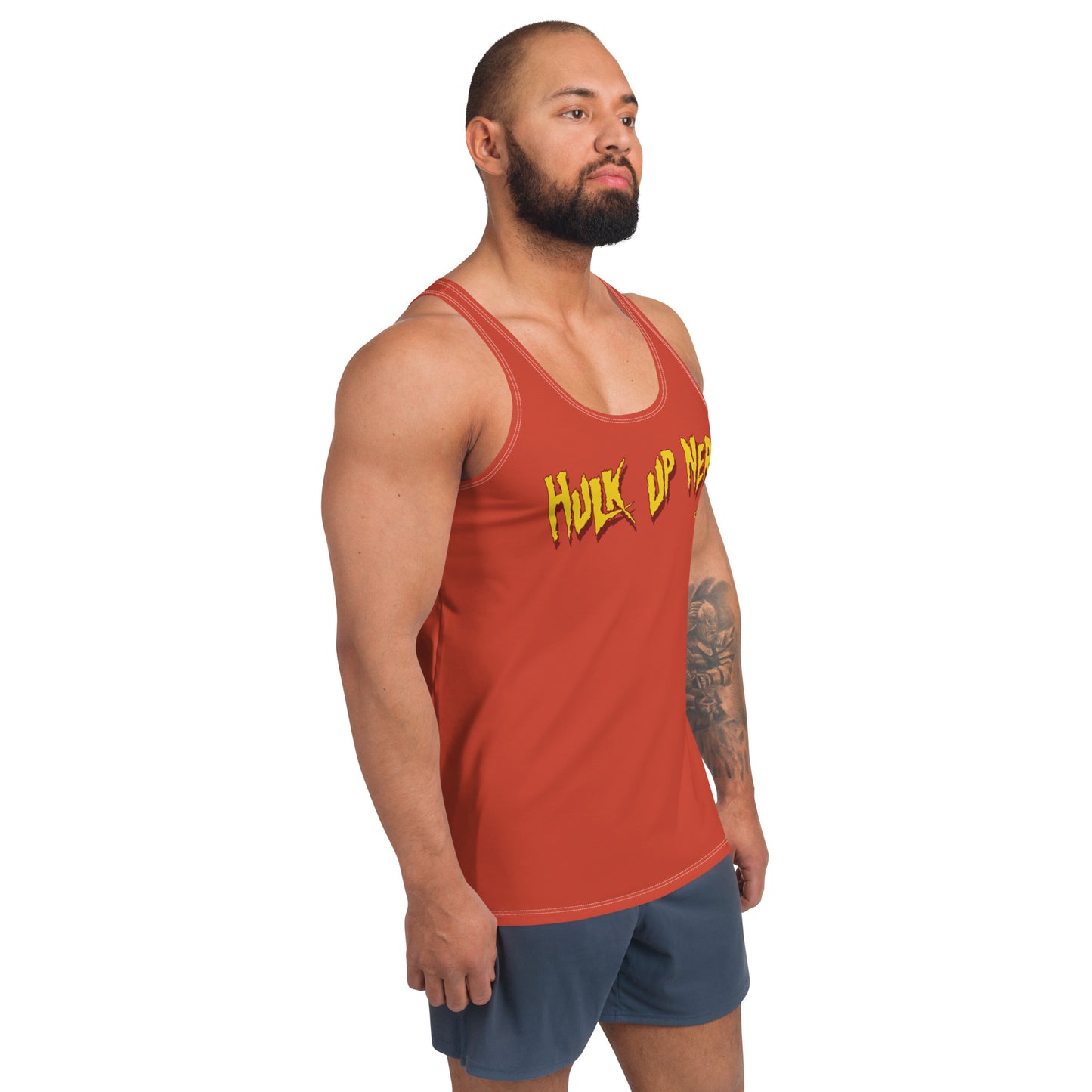 HULK UP NERD Mens Wrestling Muscle Tank