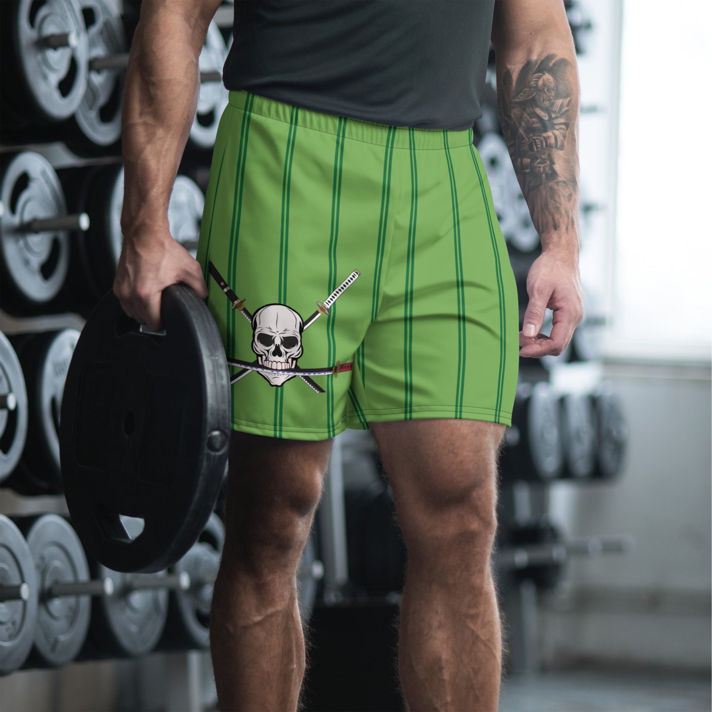 Pirate Zorro Athletic Mens Shorts