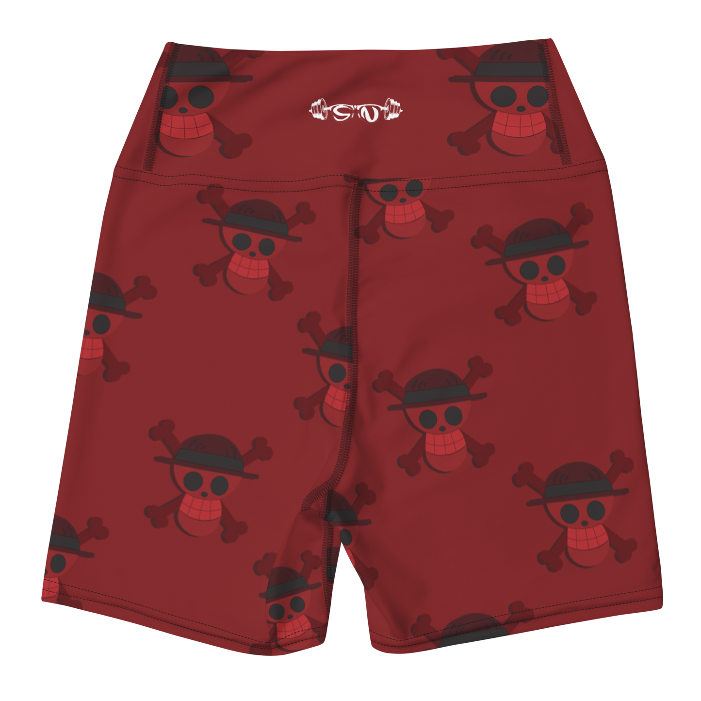 Luffy Pirate Skull Yoga Shorts