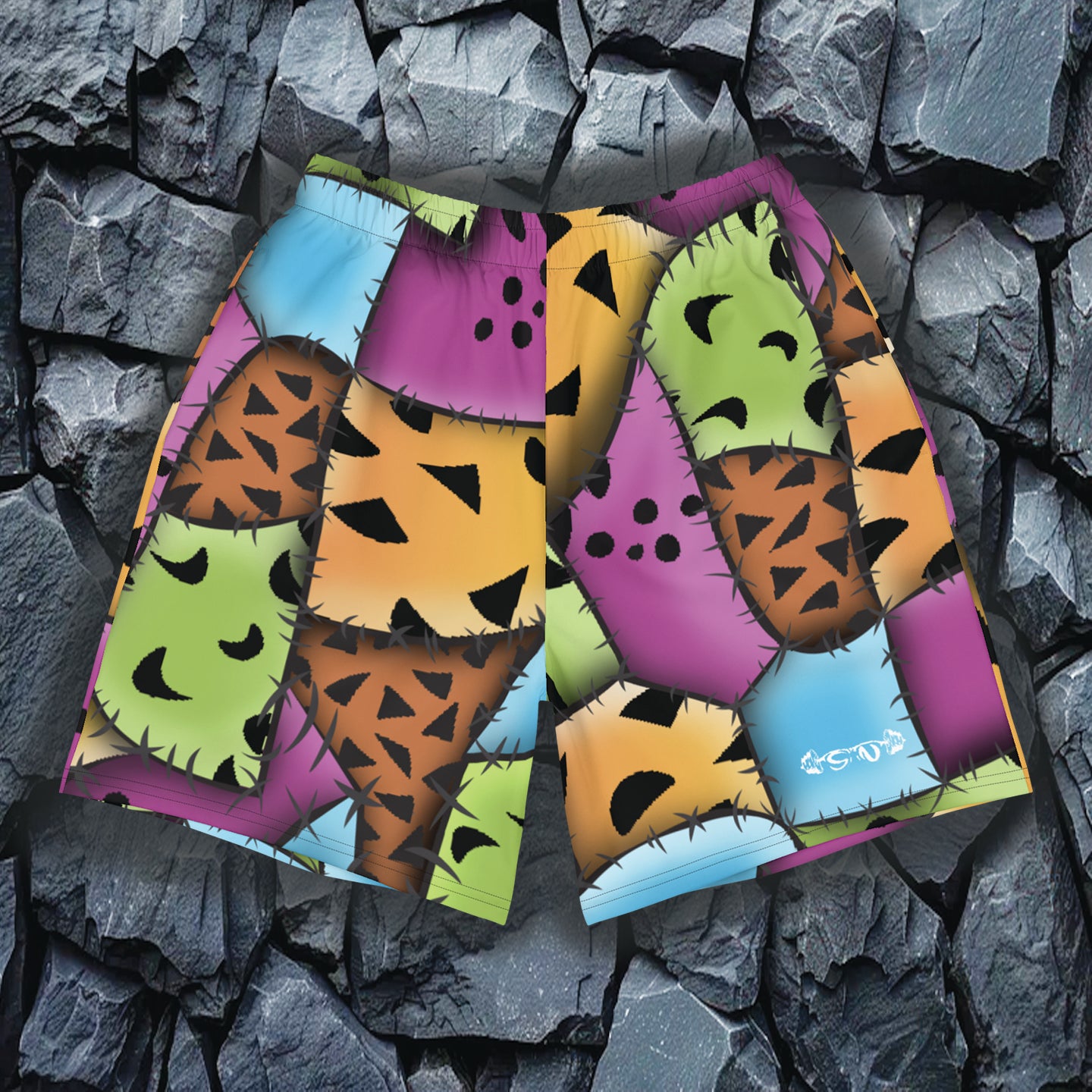 Stone Age Swagger Men's Athletic Shorts