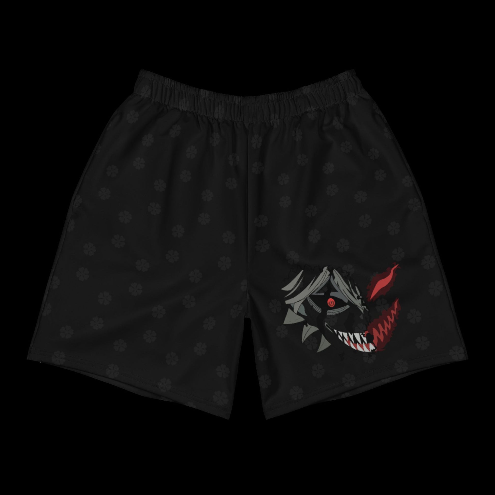 Asta Demon Clover Pattern Men's Athletic Shorts