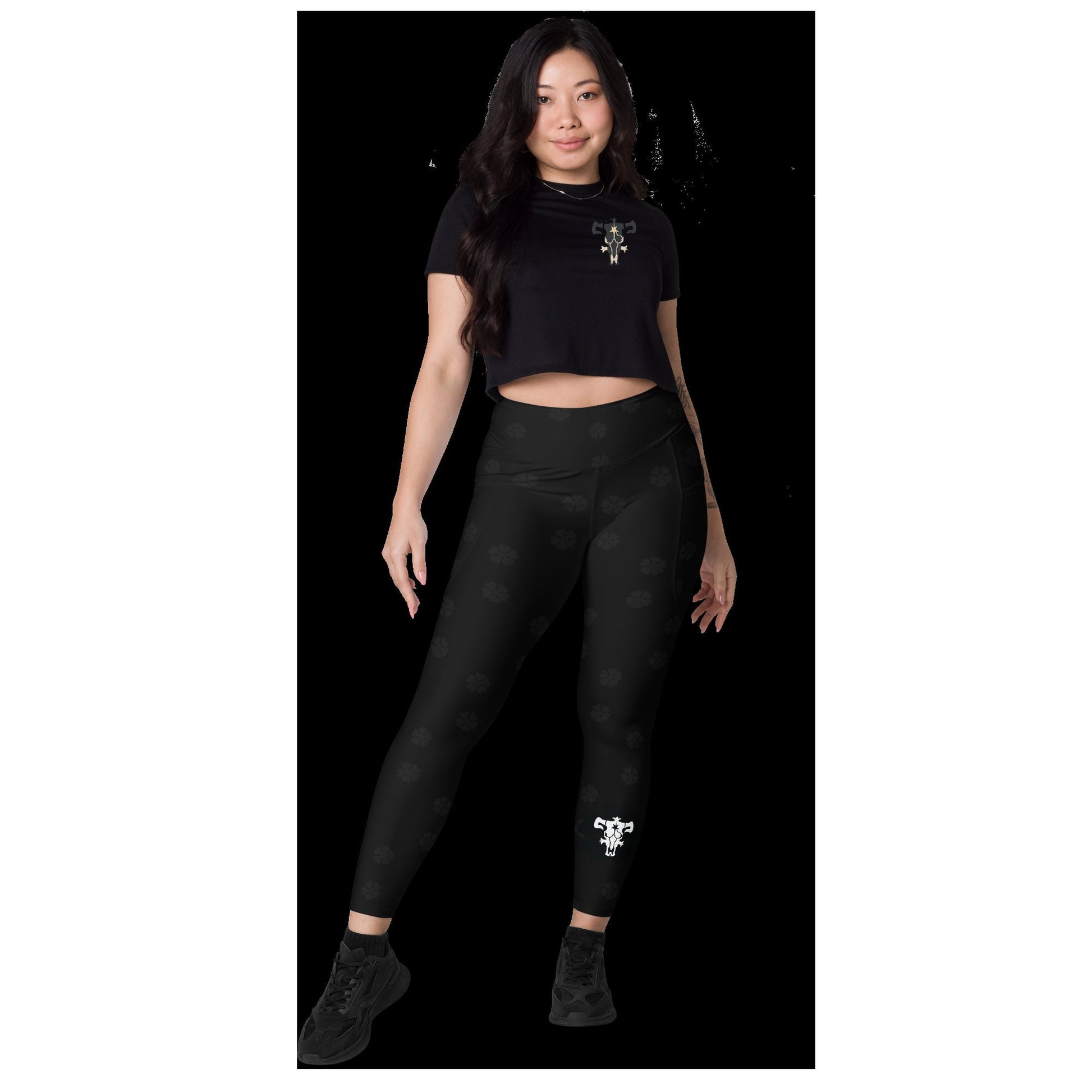 Team Black Bull Women's Leggings with Pockets