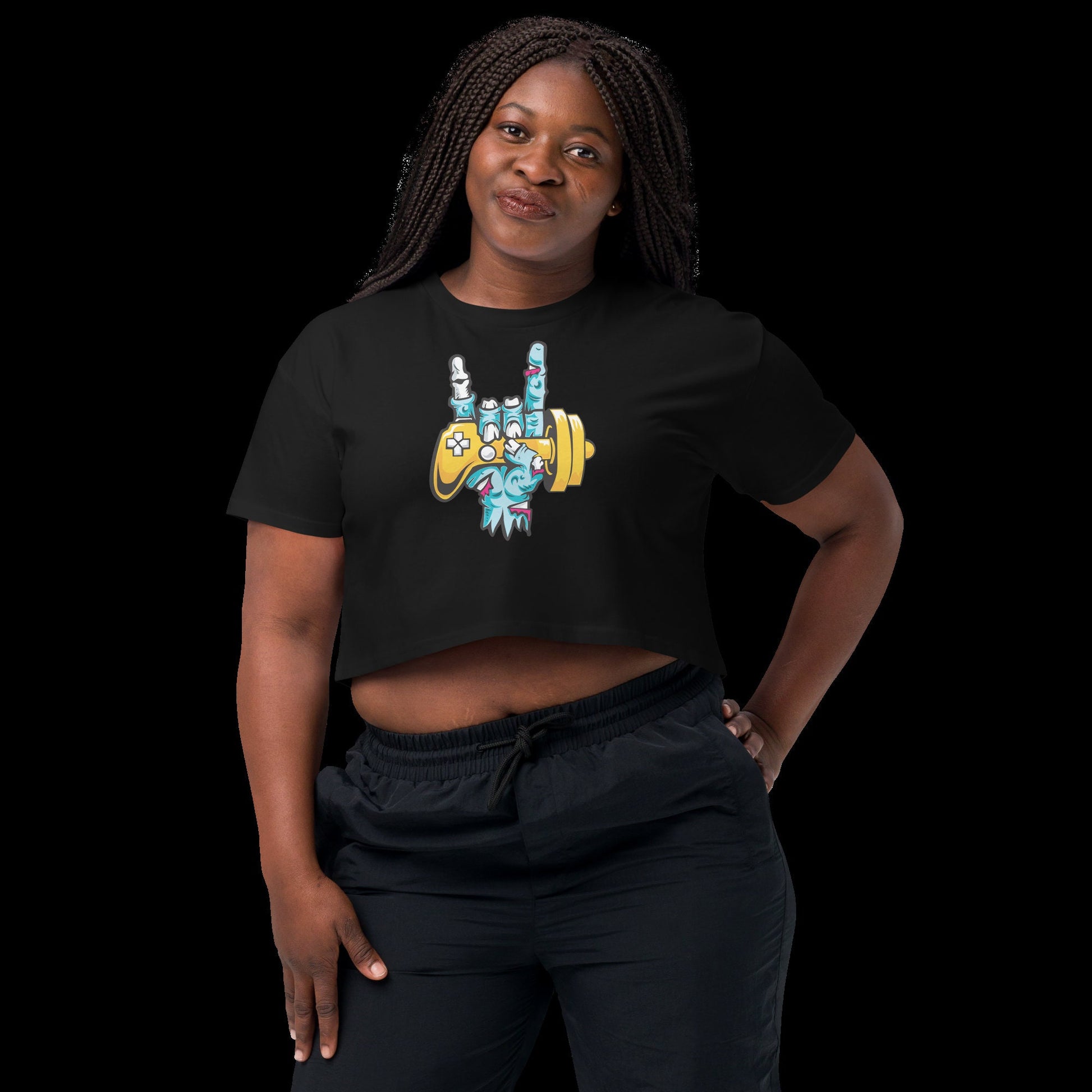 Zombie Nerd Women’s crop top