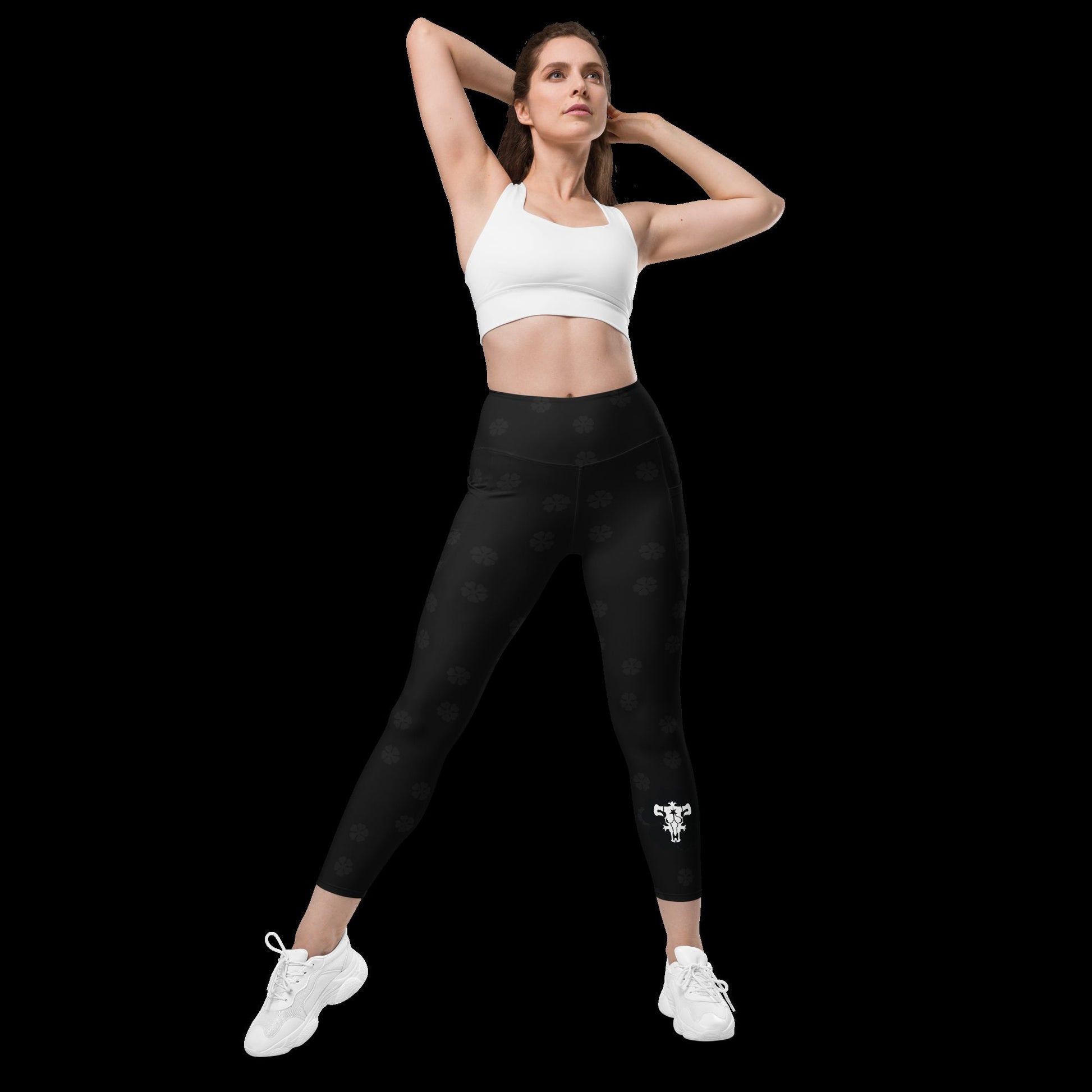 Team Black Bull Women's Leggings with Pockets