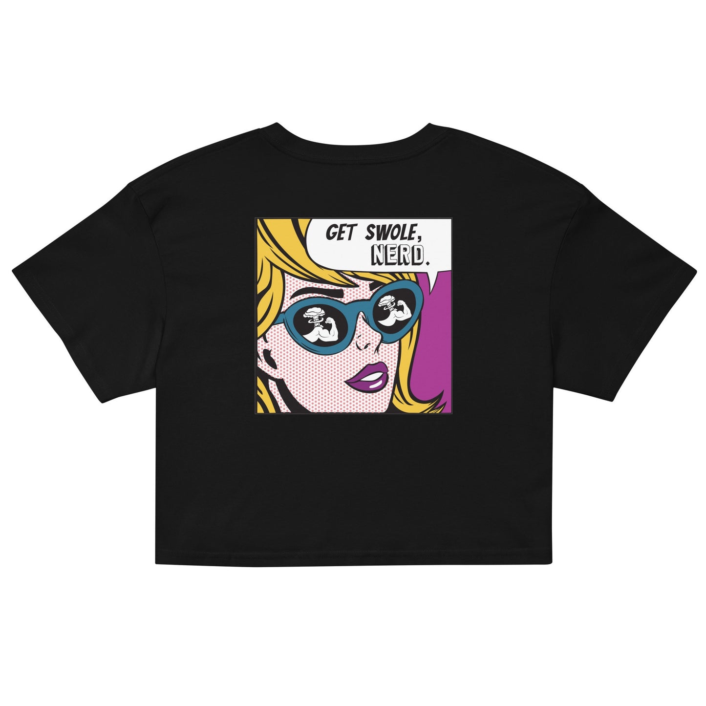 Get Swole, Pop Art Women’s crop top